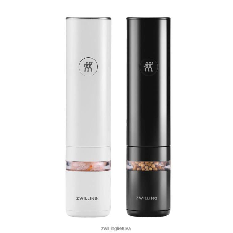 Zwilling enfinigy elektrinis druskos/pipirų malūnėlių rinkinys, 2 vnt elektrikai 8X8Z2X539