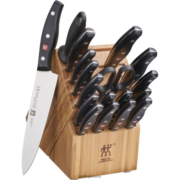 Zwilling twin signature 19 vnt, peilių blokų rinkinys stalo įrankiai 8X8Z2X360
