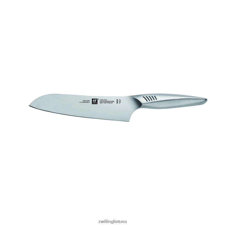 Zwilling Twin fin ii 7 colių, plono krašto Santoku peilis stalo įrankiai 8X8Z2X411