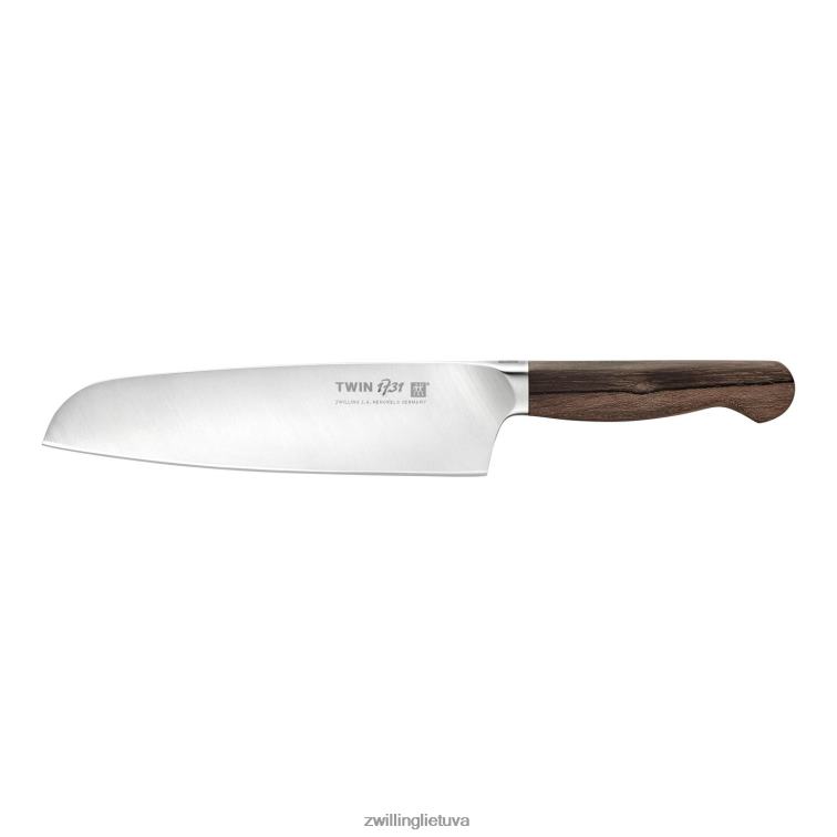 Zwilling dvynys 1731 7 colių, smulkaus krašto santoku stalo įrankiai 8X8Z2X147