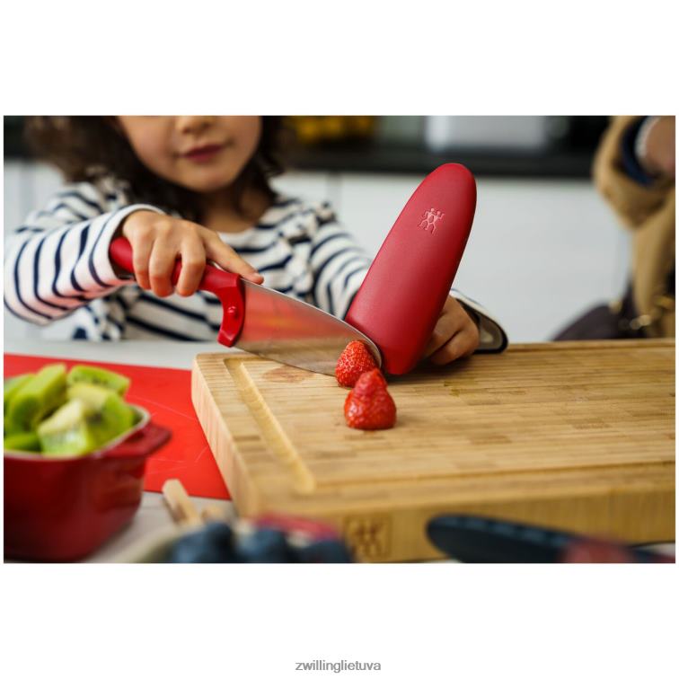 Zwilling twinny 4,25 colio, virėjo peilis, raudonas stalo įrankiai 8X8Z2X98