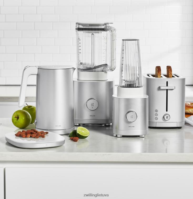 Zwilling enfinigy 2 angų skrudintuvas – sidabrinis – atnaujintas stalo įrankiai 8X8Z2X575