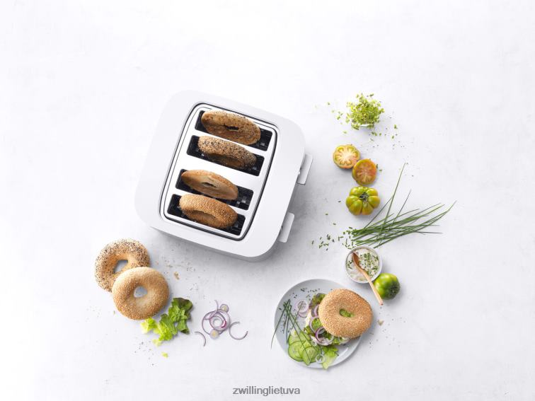 Zwilling enfinigy 4 angų skrudintuvas – sidabrinis – atnaujintas stalo įrankiai 8X8Z2X561