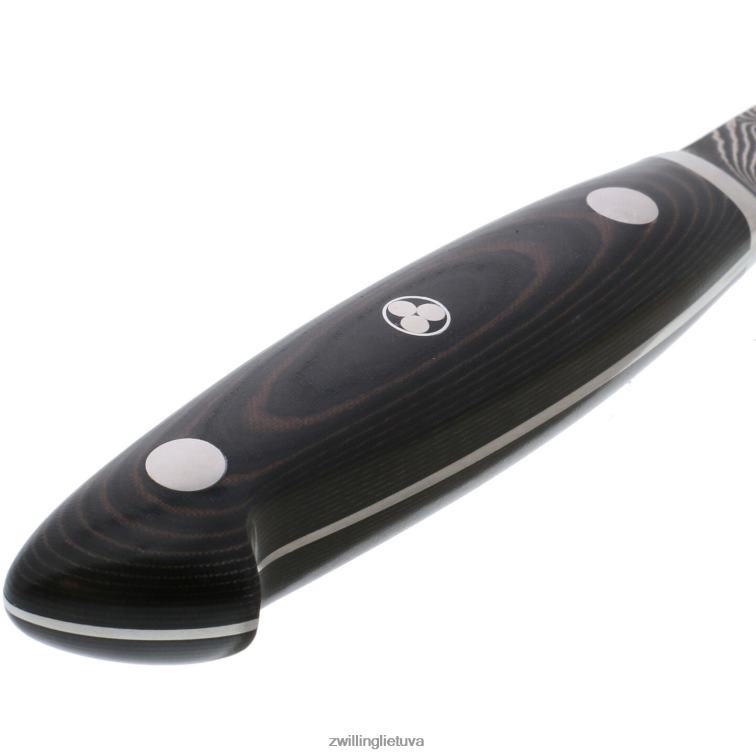 Zwilling kramer - euroline nerūdijančio damasko kolekcija 4 vnt, kepsnių peilių rinkinys stalo įrankiai 8X8Z2X376