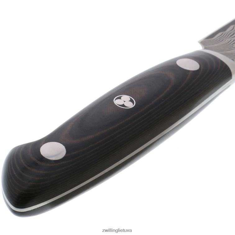 Zwilling kramer - euroline nerūdijančio damasko kolekcija 4 vnt, kepsnių peilių rinkinys stalo įrankiai 8X8Z2X376