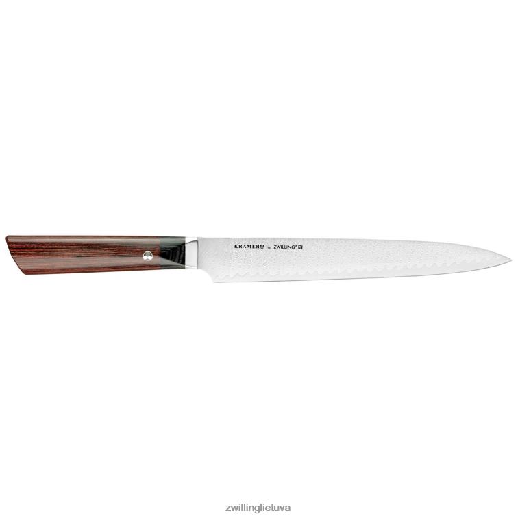 Zwilling bob kramer - meiji 7 vnt, peilių blokų komplektas, ruda stalo įrankiai 8X8Z2X187