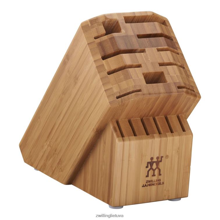 Zwilling sandėliavimo bambukas, bambukas, profesionalus peilio blokas tuščias stalo įrankiai 8X8Z2X365