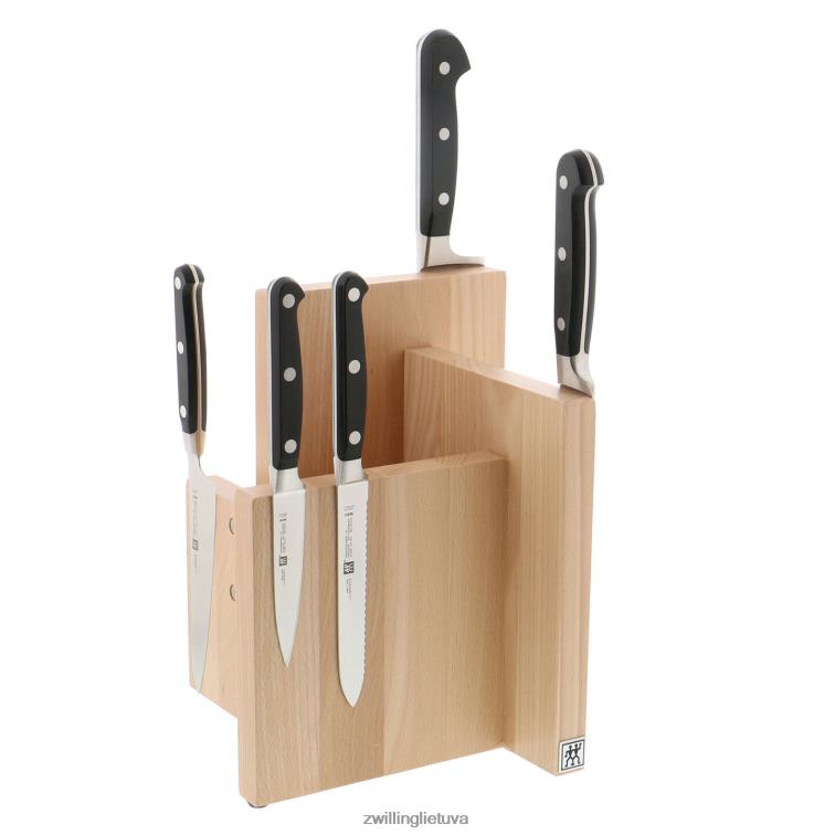 Zwilling sandėliavimo bukas, bukas, kvadratinis itališkas magnetinis blokas - natūralus stalo įrankiai 8X8Z2X269