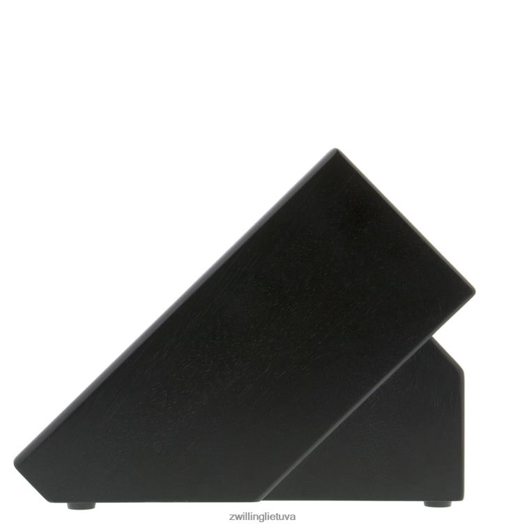 Zwilling sandėliavimo uosis, guma, dvigubas juodas peilių blokas tuščias stalo įrankiai 8X8Z2X247