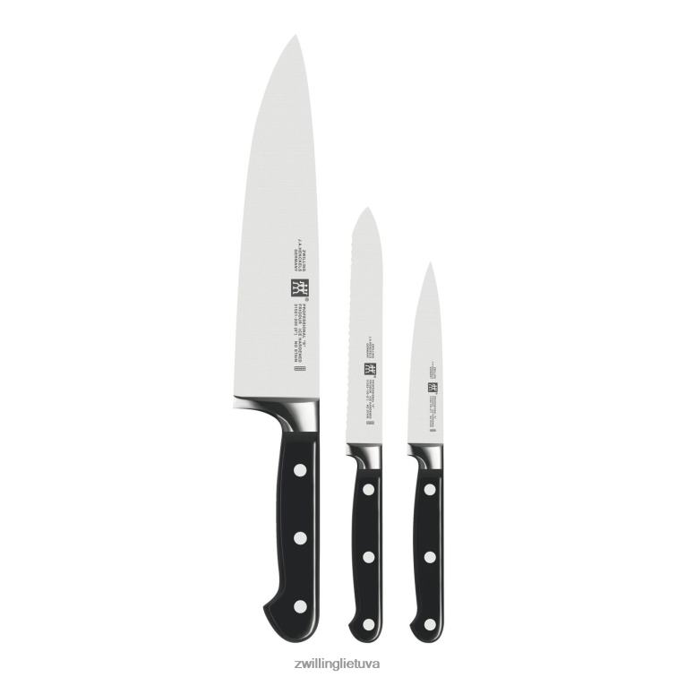 Zwilling Professional s 3 vnt, starterio peilių rinkinys stalo įrankiai 8X8Z2X86