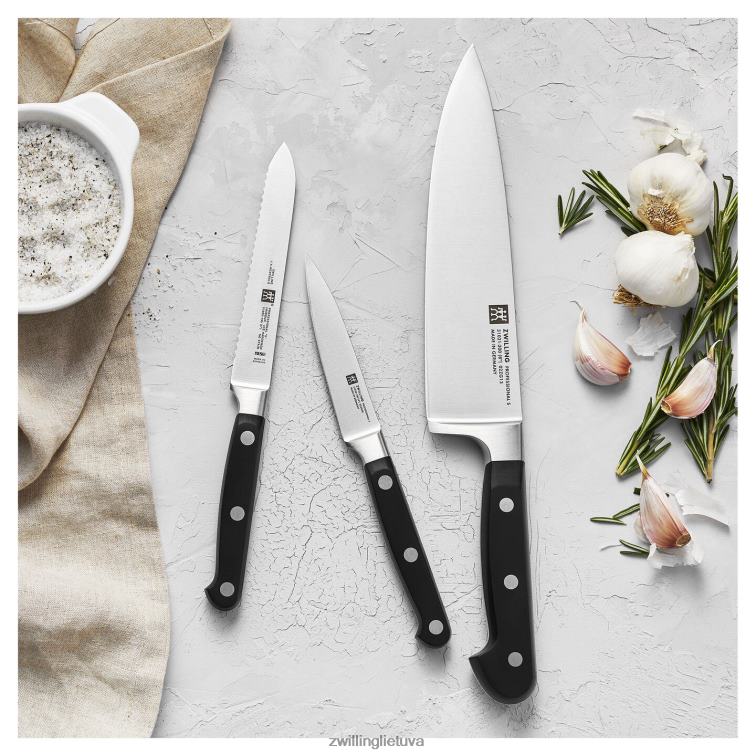 Zwilling Professional s 3 vnt, starterio peilių rinkinys stalo įrankiai 8X8Z2X86