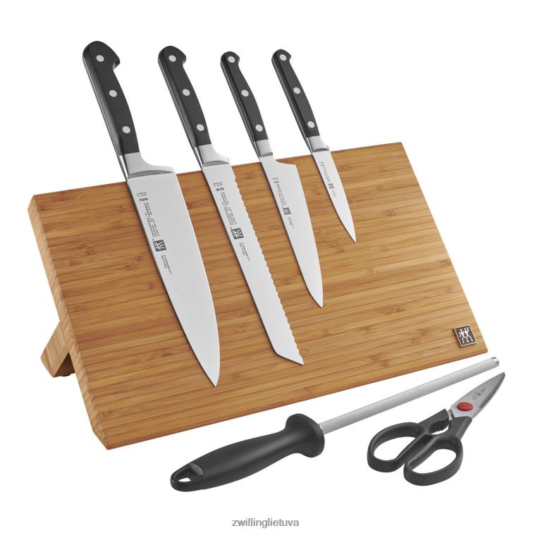 Zwilling profesionalus s 7 vnt, komplektas su bambukiniu magnetiniu molbertu stalo įrankiai 8X8Z2X422