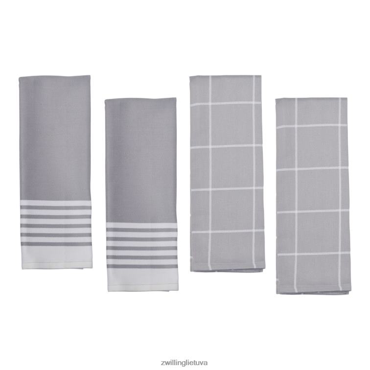 Zwilling rankšluosčiai virtuvinių rankšluosčių komplektas, pilka stalo įrankiai 8X8Z2X82