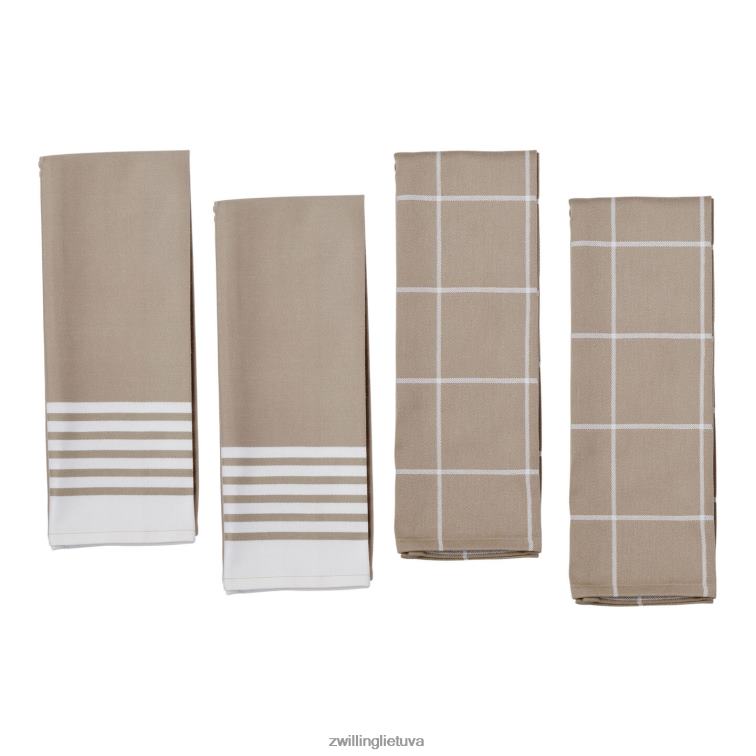 Zwilling rankšluosčiai virtuvinių rankšluosčių komplektas, taupe stalo įrankiai 8X8Z2X83