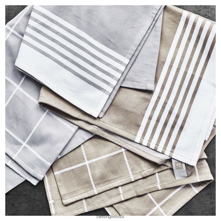 Zwilling rankšluosčiai virtuvinių rankšluosčių komplektas, taupe stalo įrankiai 8X8Z2X83