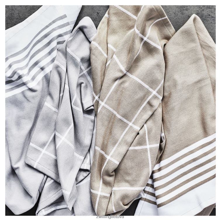 Zwilling rankšluosčiai virtuvinių rankšluosčių komplektas, taupe stalo įrankiai 8X8Z2X83