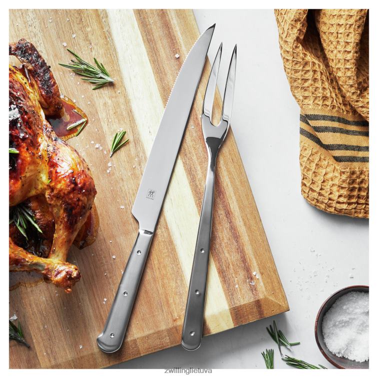 Zwilling porterhouse drožybos šakių ir peilių rinkinys stalo įrankiai 8X8Z2X366