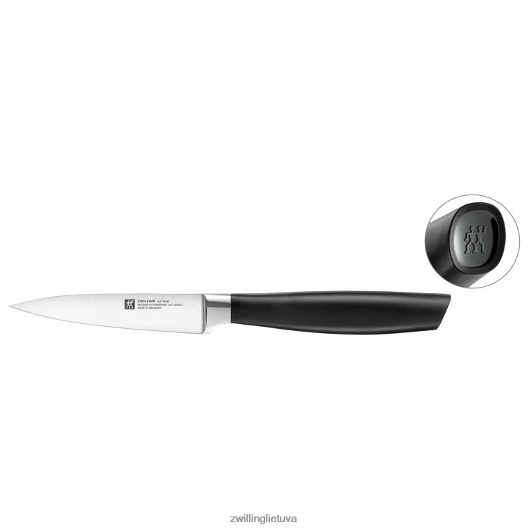 Zwilling All * star 4 colių, pjaustymo peilis, juodas matinis stalo įrankiai 8X8Z2X307