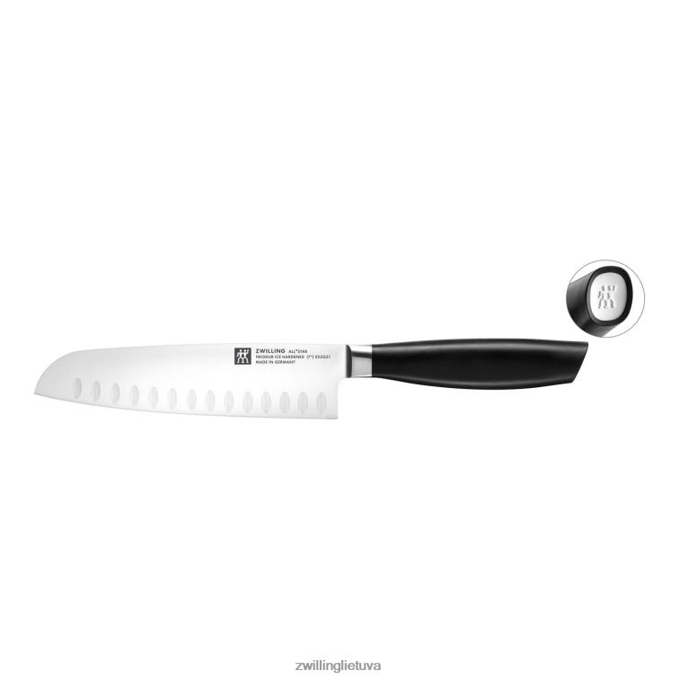 Zwilling visa * žvaigždutė 7 colių, santoku, balta stalo įrankiai 8X8Z2X318