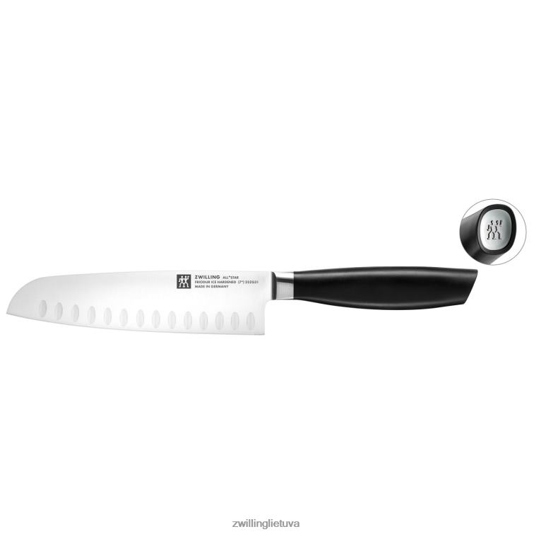 Zwilling visa * žvaigždutė 7 colių, santoku, sidabrinė stalo įrankiai 8X8Z2X317
