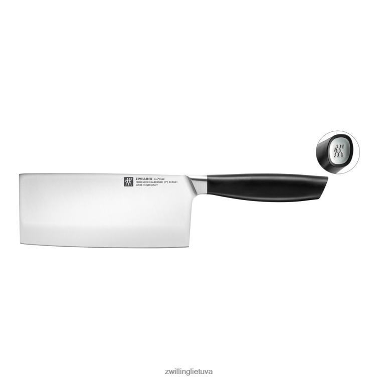 Zwilling visos * žvaigždutės 7 colių, kiniškas šefo peilis, sidabrinis stalo įrankiai 8X8Z2X219