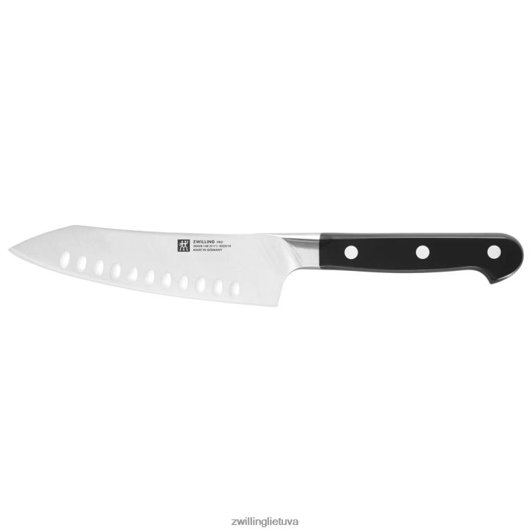 Zwilling Pro 5,5 colio supamas Santoku peilis, tuščiaviduris kraštas stalo įrankiai 8X8Z2X154
