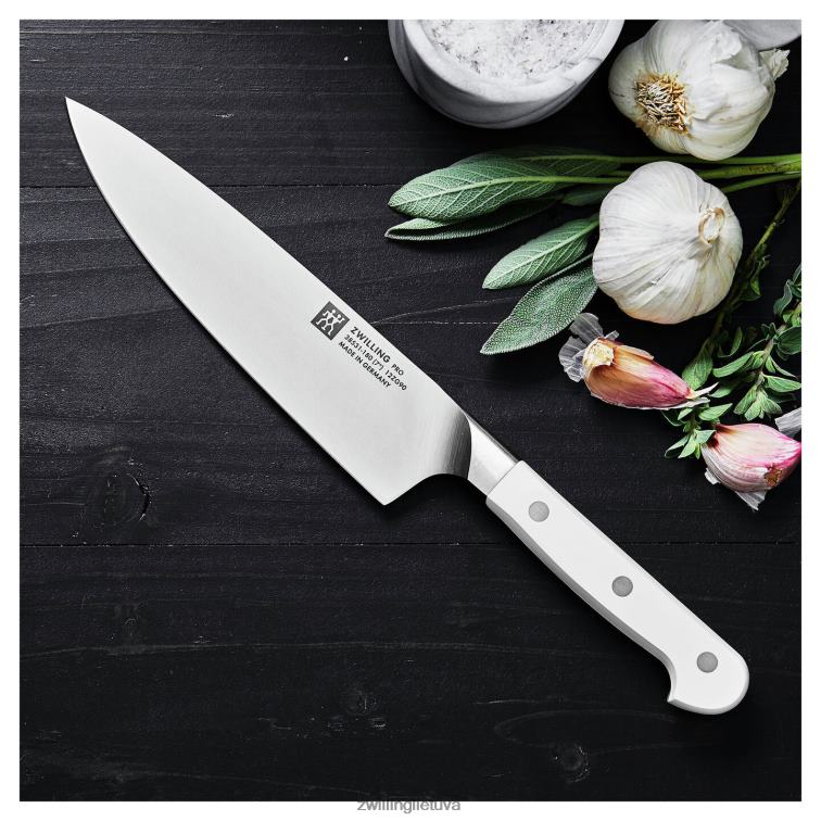 Zwilling Pro le blanc 7 colių, plonas šefo peilis stalo įrankiai 8X8Z2X19