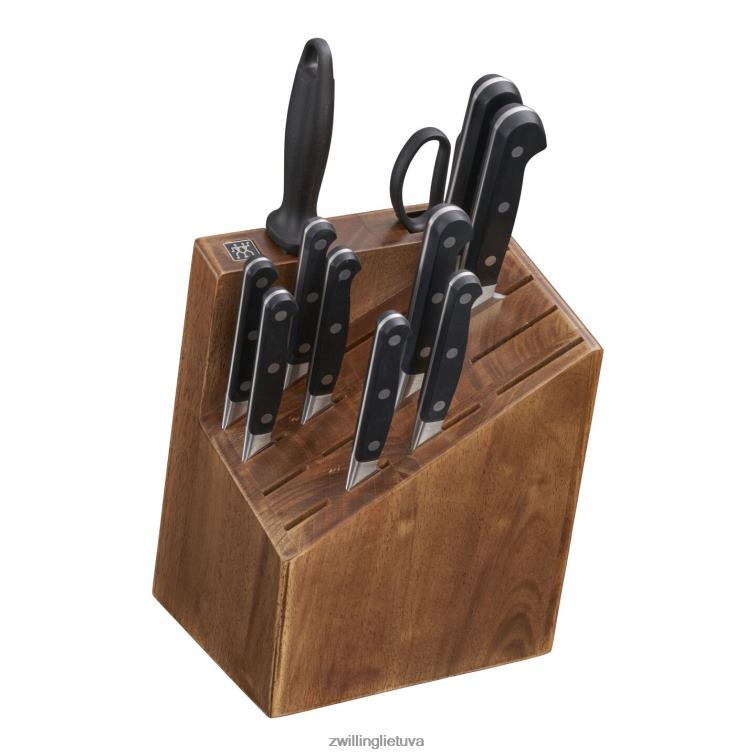 Zwilling pro 12 vnt, peilių blokų rinkinys, ruda stalo įrankiai 8X8Z2X226