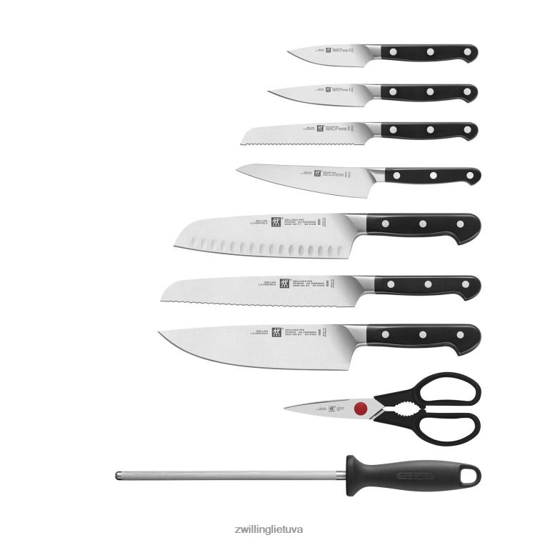 Zwilling pro 16 vnt, peilių blokų komplektas, akacija stalo įrankiai 8X8Z2X29