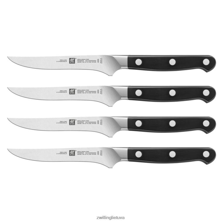 Zwilling pro 4 vnt, kepsnių peilių rinkinys stalo įrankiai 8X8Z2X18
