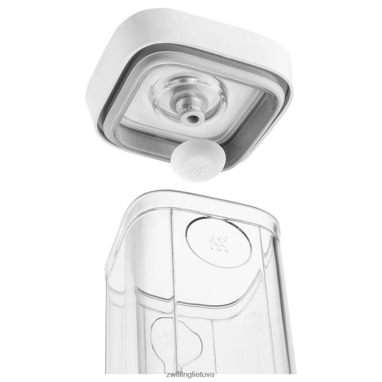 Zwilling Fresh & Save Cube konteinerių rinkinys 4s, 1,75 qt, skaidrus-baltas virtuvė 8X8Z2X490