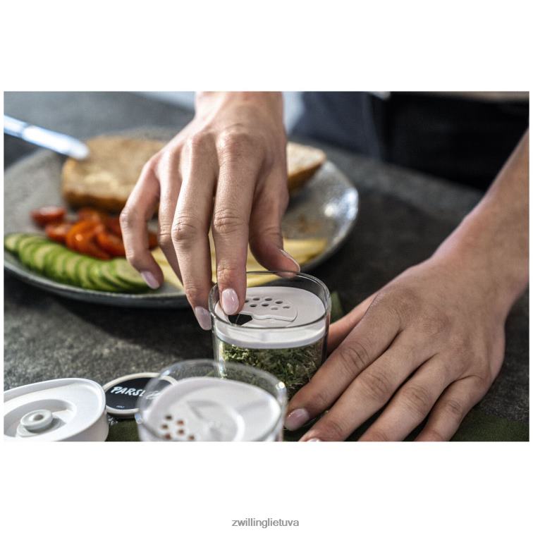 Zwilling Fresh & Save Cube prieskonių rinkinys , xs / 3 vnt, skaidrus-baltas virtuvė 8X8Z2X465