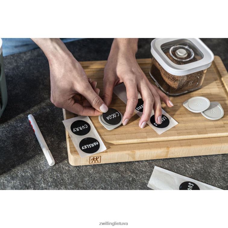 Zwilling Fresh & save kubo konteinerių rinkinys su vakuuminiu siurbliu, mažas, 7 vnt., skaidrus-baltas virtuvė 8X8Z2X525