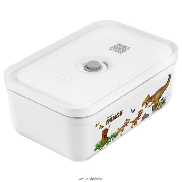 Zwilling fresh & save l dinos vakuuminė priešpiečių dėžutė, plastikinė, baltai pilka virtuvė 8X8Z2X513