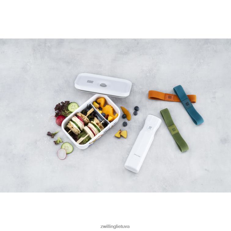 Zwilling fresh & save m dinos vakuuminė priešpiečių dėžutė, plastikinė, baltai pilka virtuvė 8X8Z2X512