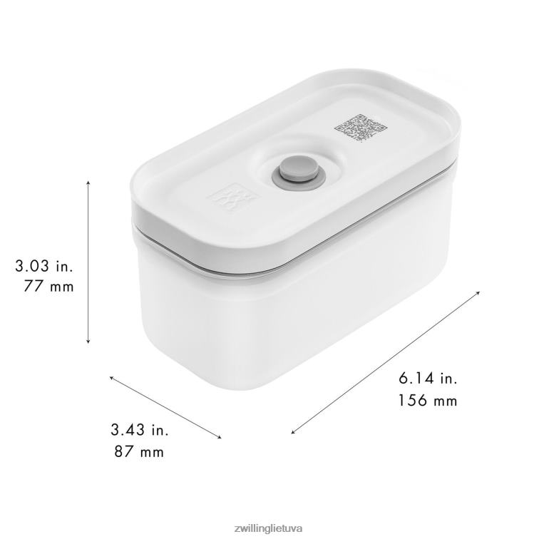 Zwilling fresh & save s vakuuminė priešpiečių dėžutė, plastikinė, pusiau permatoma-pilka virtuvė 8X8Z2X502