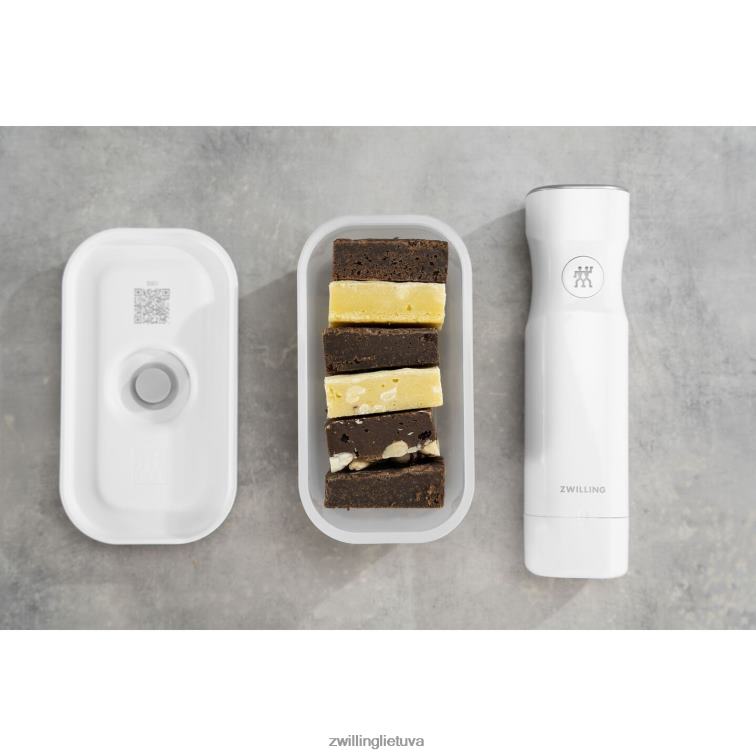 Zwilling fresh & save s vakuuminė priešpiečių dėžutė, plastikinė, pusiau permatoma-pilka virtuvė 8X8Z2X502