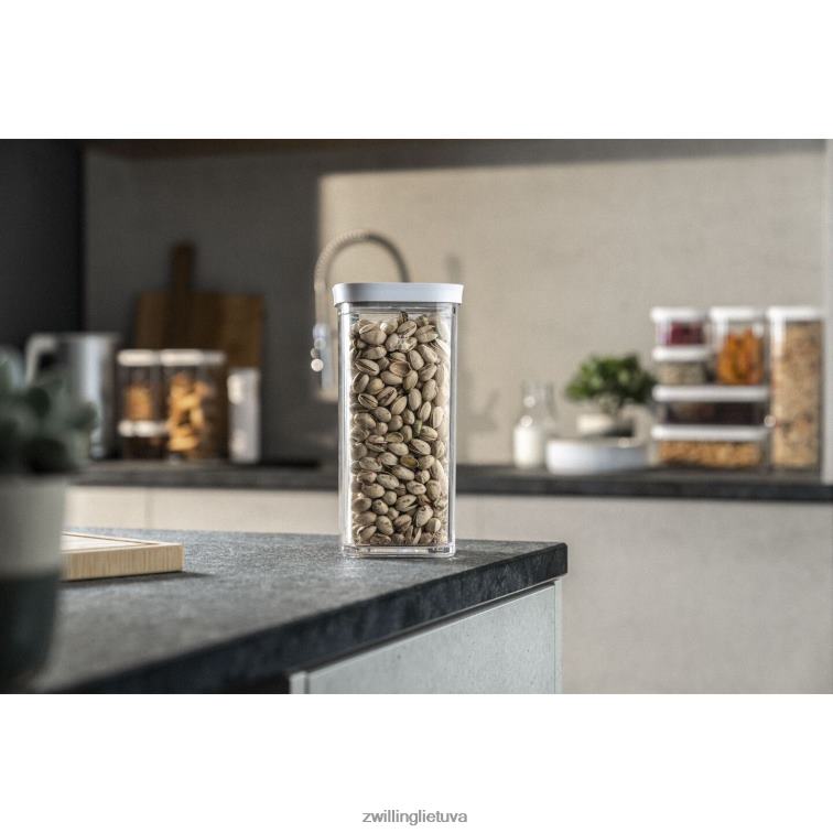 Zwilling šviežių ir išsaugotų kubelių konteineris 3s, 1,25 qt, skaidrus-baltas virtuvė 8X8Z2X499