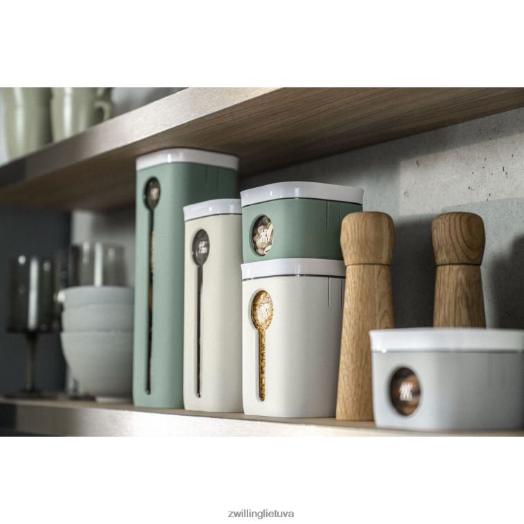 Zwilling šviežių ir išsaugotų kubelių konteineris 3s, 1,25 qt, skaidrus-baltas virtuvė 8X8Z2X499