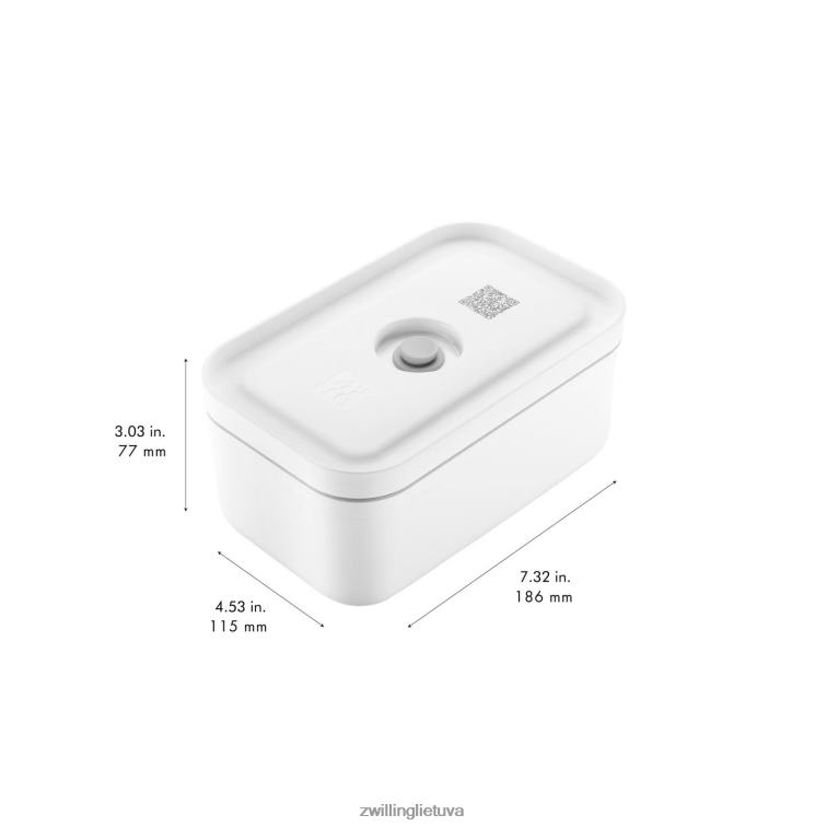 Zwilling švieži ir taupyti m vakuuminė priešpiečių dėžutė, plastikinė, baltai pilka virtuvė 8X8Z2X504