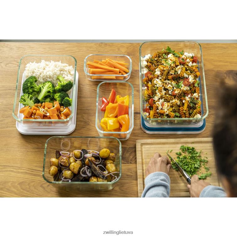 Zwilling švieži ir taupyti s vakuuminė dėžė, stiklas, la mer virtuvė 8X8Z2X500