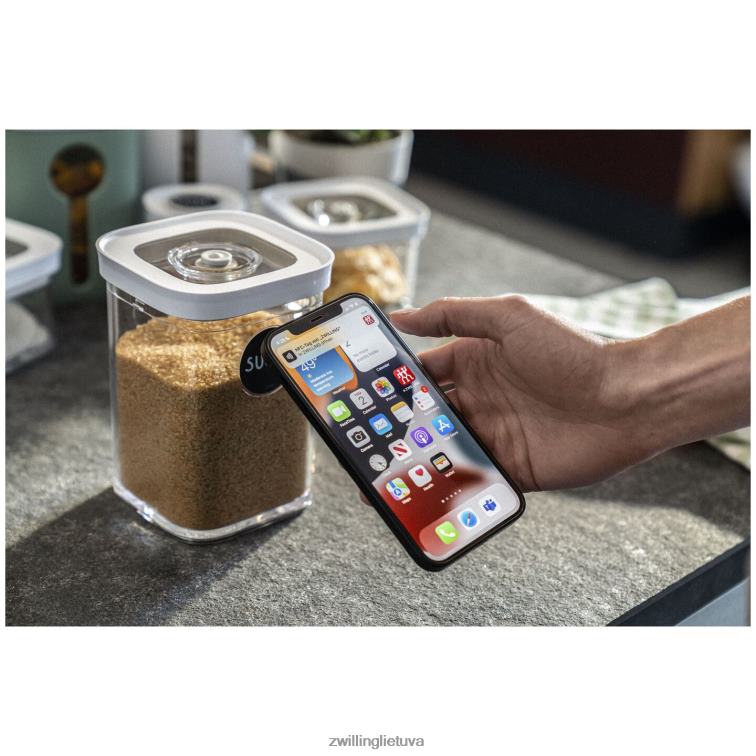 Zwilling šviežias ir taupomas kubo konteineris 2s, 0,875 qt, skaidrus-baltas virtuvė 8X8Z2X526