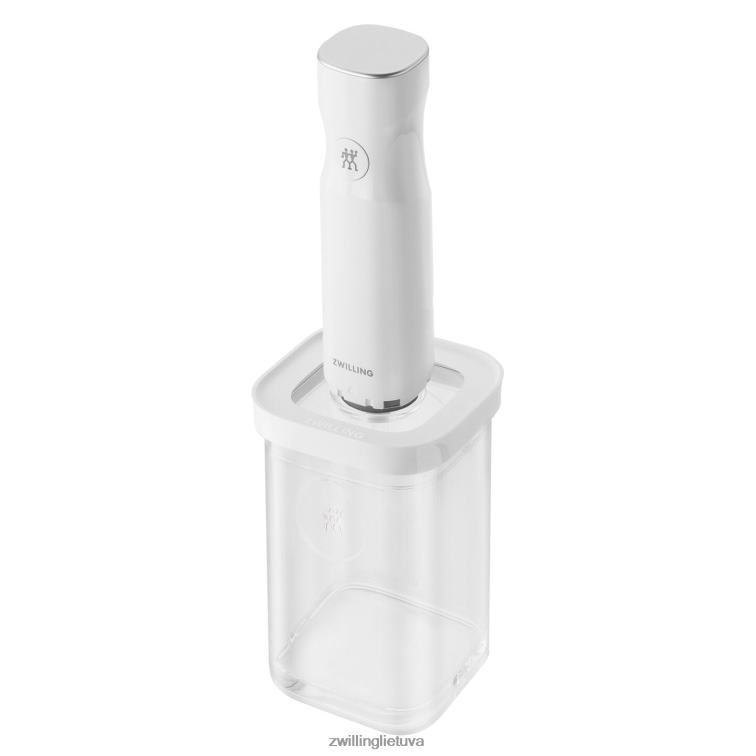 Zwilling šviežias ir taupomas kubo konteineris 2s, 0,875 qt, skaidrus-baltas virtuvė 8X8Z2X526