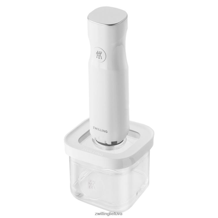 Zwilling šviežias ir taupomas kubo konteineris s, 0,35 qt, skaidrus-baltas virtuvė 8X8Z2X481