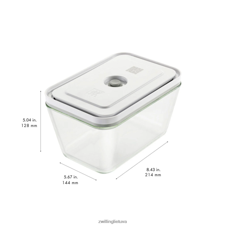 Zwilling šviežias ir taupomas l vakuuminis konteineris, stiklinis, pilkas virtuvė 8X8Z2X469