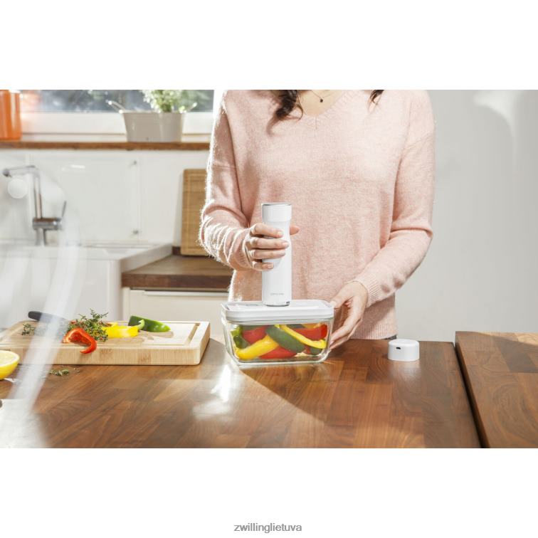 Zwilling šviežias ir taupomas m vakuuminis konteineris, stiklinis, pilkas virtuvė 8X8Z2X482