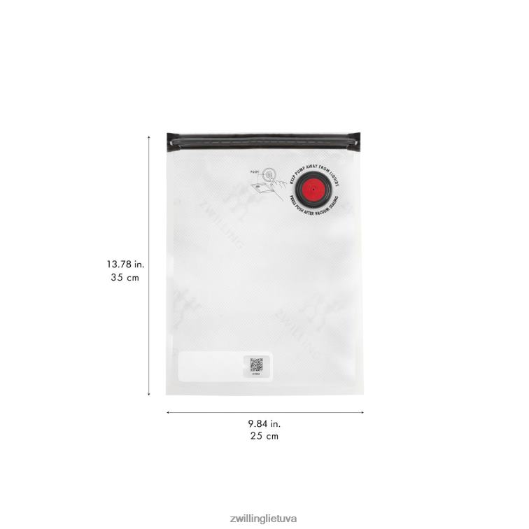 Zwilling šviežias ir taupomas s/m/l / 10 vnt vakuuminių maišelių rinkinys, plastikinis virtuvė 8X8Z2X464