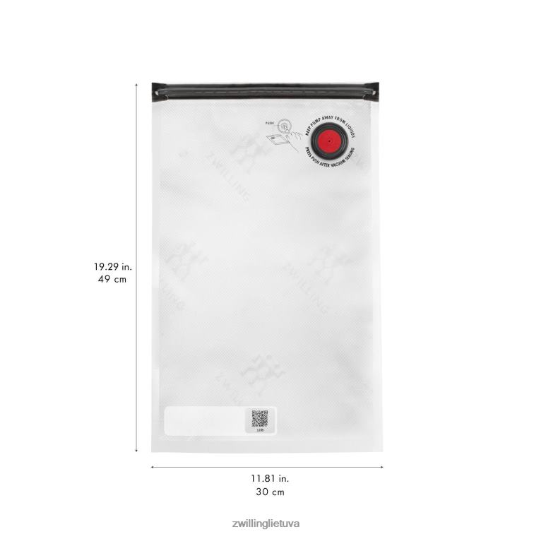 Zwilling šviežias ir taupomas s/m/l / 10 vnt vakuuminių maišelių rinkinys, plastikinis virtuvė 8X8Z2X464