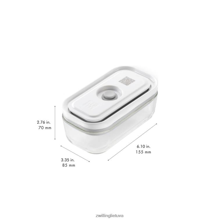 Zwilling šviežias ir taupomas s/m/l / 3 vnt vakuuminių konteinerių komplektas, pilka virtuvė 8X8Z2X451