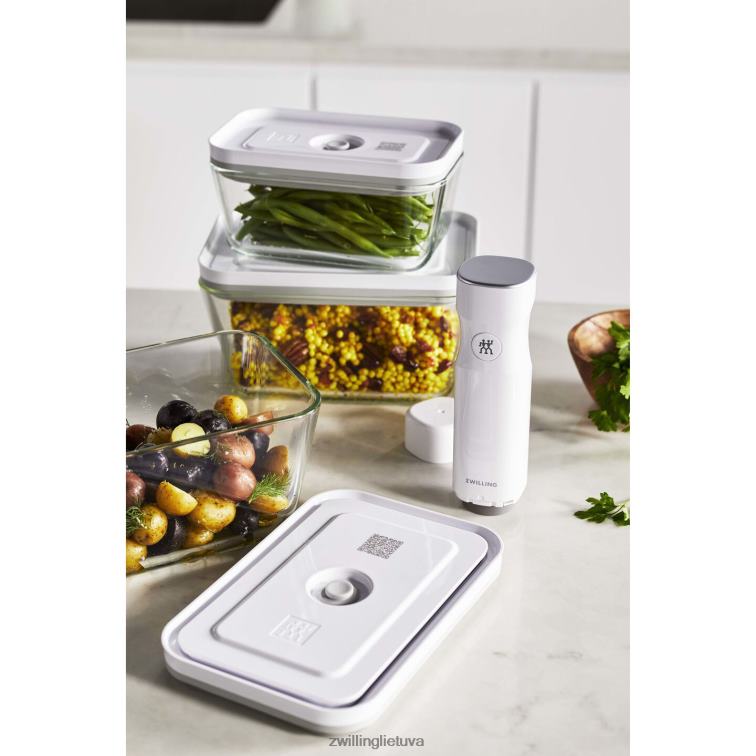 Zwilling šviežias ir taupomas s/m/l / 3 vnt vakuuminių konteinerių komplektas, pilka virtuvė 8X8Z2X451